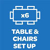 Incentive level: Tables & Chairs Ready for You 